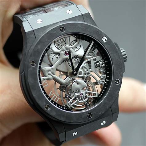 hublot fusion skeleton replica|Hublot skeleton tourbillon.